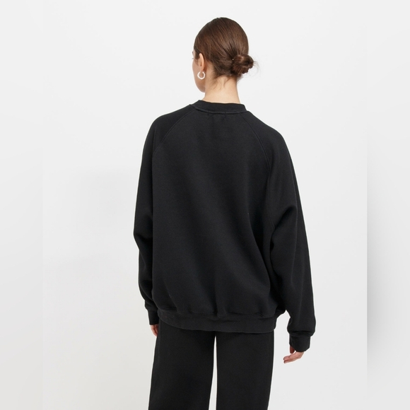 Brunette the label perfect crew (still on website) black M/L NWOT - Picture 2 of 8